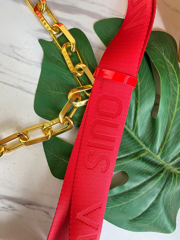 ルイヴィトンバッグ素材ディテール